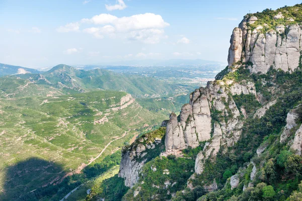 在巴塞罗那蒙特塞拉特山 — 图库照片