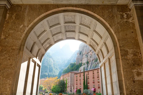 Famoso monastero di Montserrat — Foto Stock