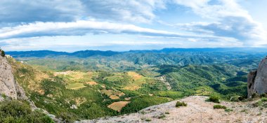 yeşil dağların Panoraması