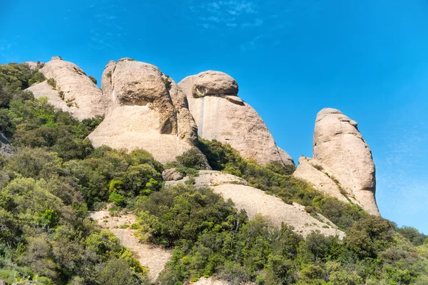 Landskap av berget Montserrat — Stockfoto