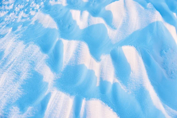 Texture di neve al tramonto — Foto Stock