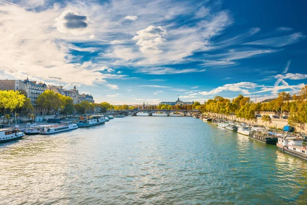 Stadtbild Von Paris Mit Blick Über Die Seine Auf Grand — Stockfoto