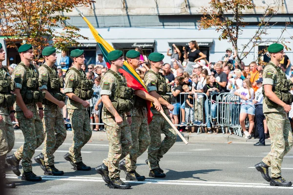 Kiev Ukraine August 2021 Militär Parad Kiev Tillägnad Självständighetsdagen Ukraina — Stockfoto