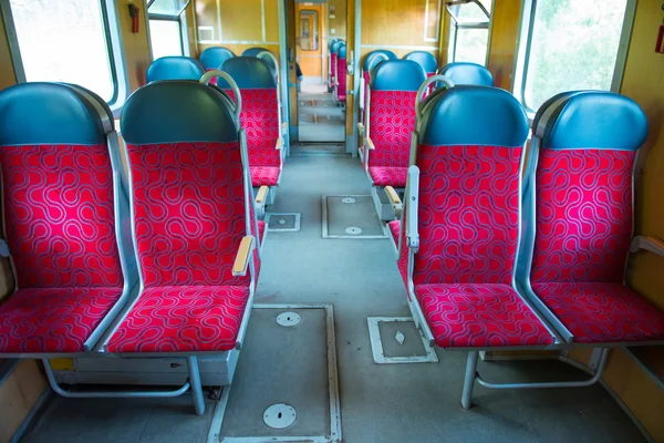 Interieur van een moderne trein — Stockfoto