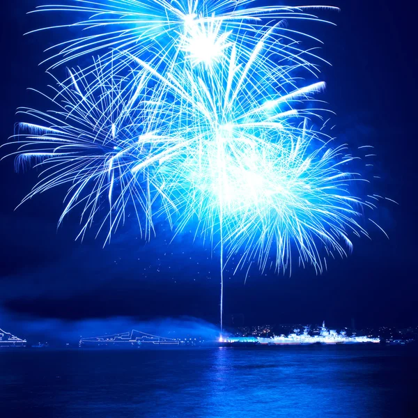 Farbenfrohes Feuerwerk — Stockfoto