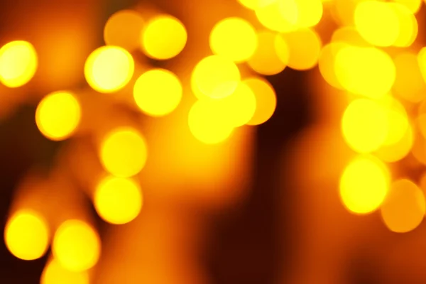 Holiday abstrakt röda och gula lampor — Stockfoto