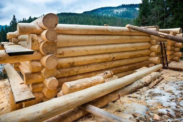 Maison de campagne en bois — Photo