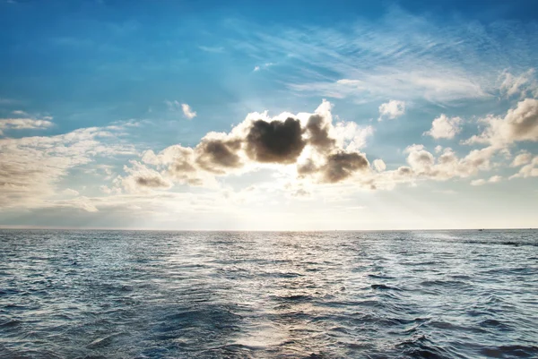 Seascape with clouds — Stock Photo, Image