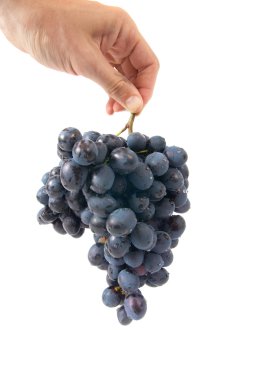 Bir sürü kırmızı üzüm.