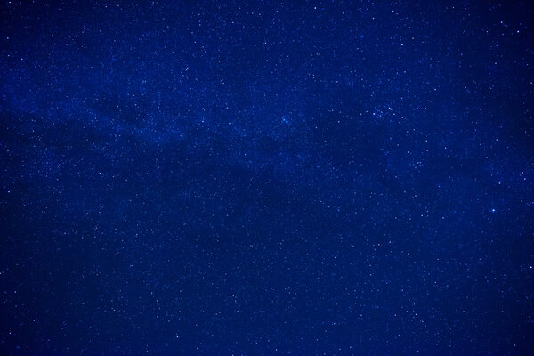 Blue dark night sky