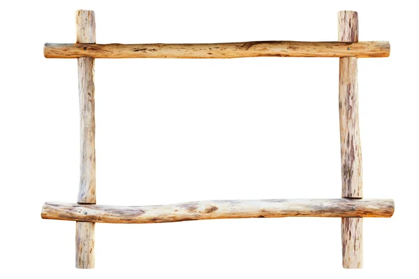 Frame made from oak logs — Stock Photo, Image