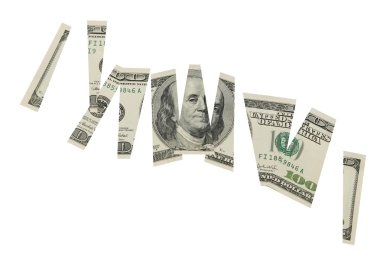 Düzenlenen Doları banknot - mali kavramı