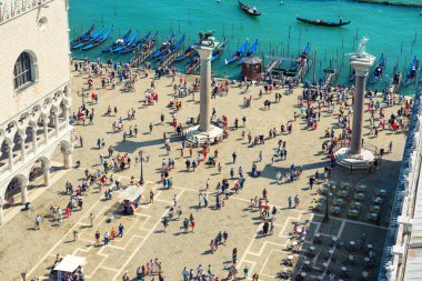 San Marcus Meydanı'na havadan görünümü