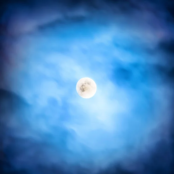 Vue de nuit de la pleine lune — Photo
