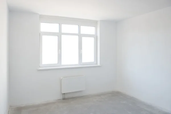 Leeres weißes Zimmer — Stockfoto