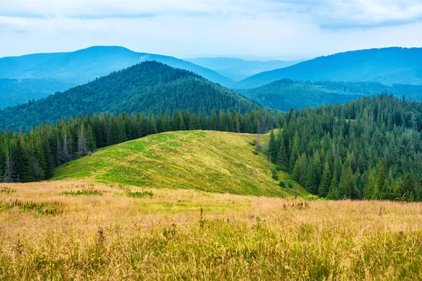 Blå bergen och dalen — Stockfoto