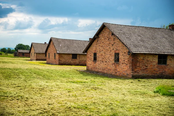Barracks in former Nazi concentration camp — Stock Photo, Image