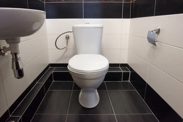 Home flush toilet — Stock Photo, Image
