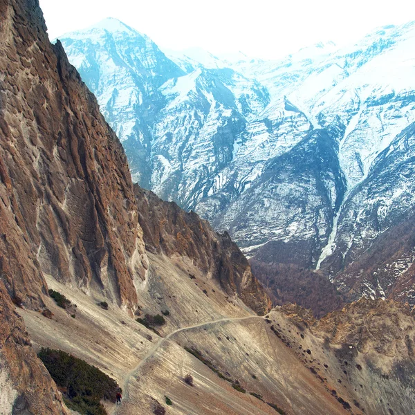 Veduta delle montagne dell'Himalaya — Foto Stock