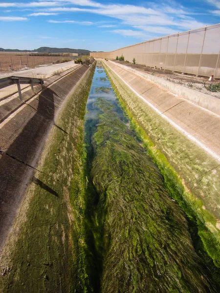 Canal de hierba españa — Foto de Stock