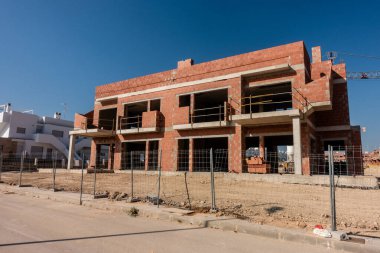 İspanya 'da inşaat sahası