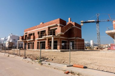 İspanya 'da inşaat sahası