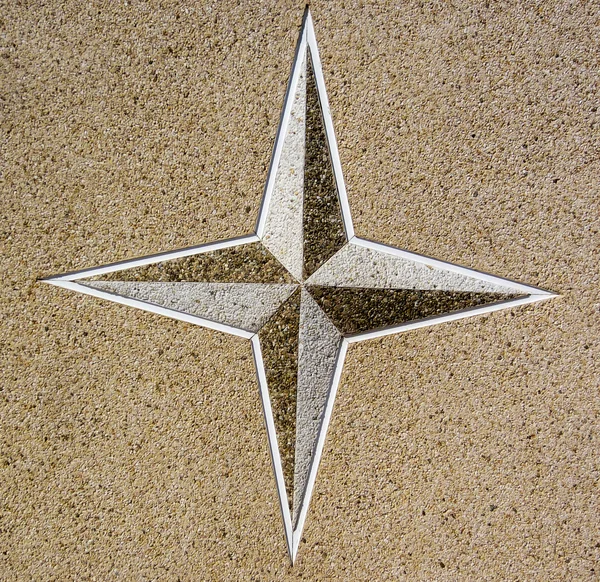 Padrão de parede estrela — Fotografia de Stock