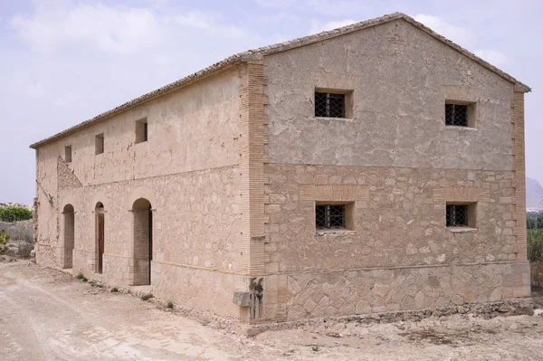 Kő mezőgazdasági épület, Spanyolország — Stock Fotó