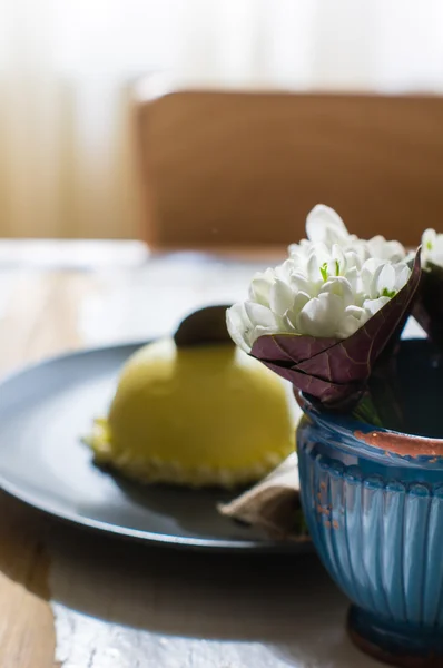 Mini torta al limone — Foto Stock