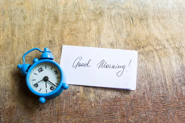 Good morning note — Stock Photo, Image