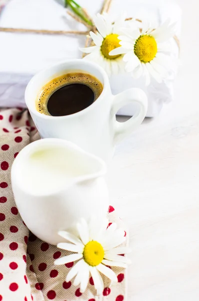 Lente tijd interieur met bloemen — Stockfoto