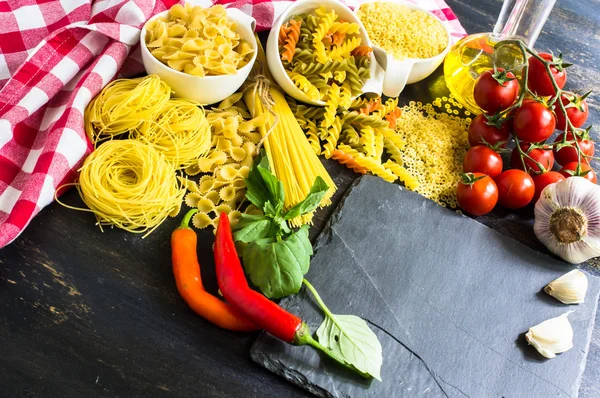 Pasta koken concept — Stockfoto