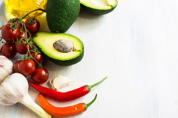 Concepto de alimento con aguacate — Foto de Stock