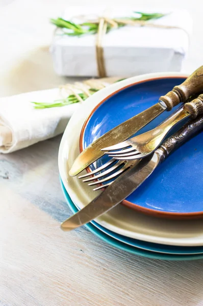 Summertime table setting — Stock Photo, Image