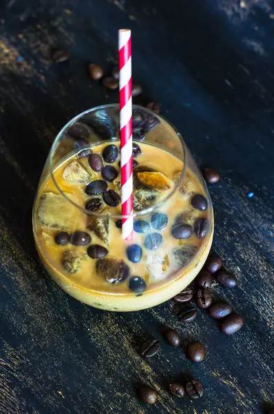 Café gelado com leite — Fotografia de Stock