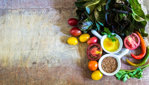 Verduras para ensalada de verano — Foto de Stock