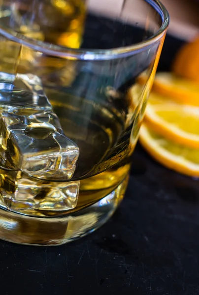 Bicchiere di wiskey — Foto Stock