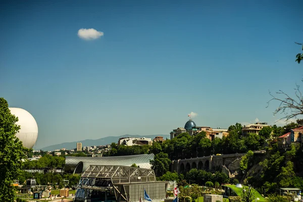 Widok Stare Miasto Stolicy Tbilisi Gruzji — Zdjęcie stockowe