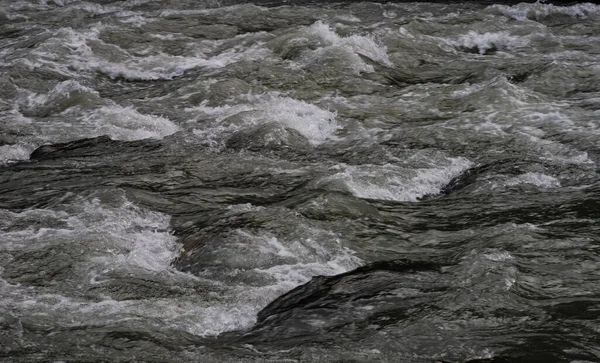 Het Water Van Aragvi Rivier Caucasus Berg Van Georgië — Stockfoto
