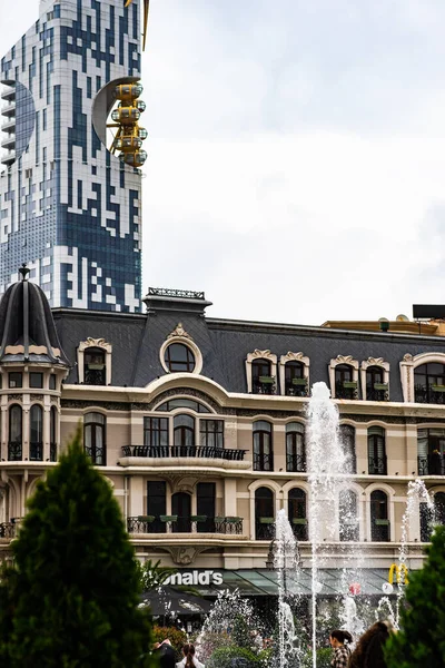 May 2021 Batumi Georgia Exterior Details Buildings Old Town Batumi — Stock Photo, Image