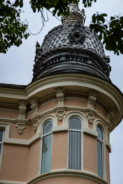 Mai 2021 Batumi Georgien Aussendetails Von Gebäuden Der Altstadt Von — Stockfoto