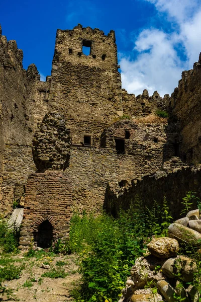 Restoraton Ruin Zamku Skhvilo Rejonie Shida Karti Gruzji — Zdjęcie stockowe