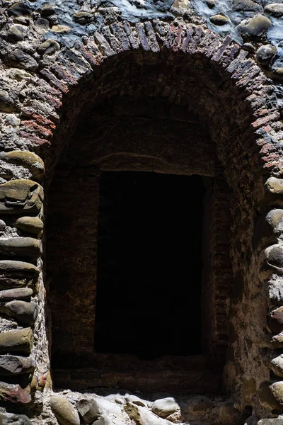 Restoraton Skhvilo Castle Ruins Shida Karti Region Georgia — Stock Photo, Image