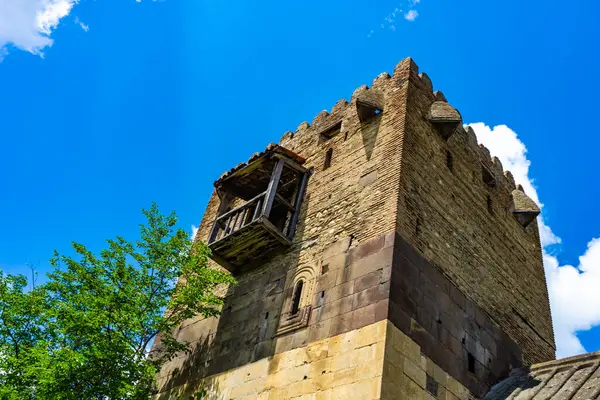 Ruinas Iglesia Cerca Del Castillo Skhvilo Región Shida Kartli Georgia —  Fotos de Stock