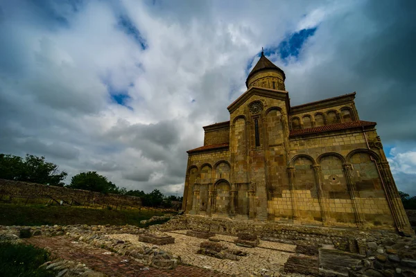 Famoso Marco Viagem Catedral Samtavisi Região Shida Kartli Geórgia — Fotografia de Stock