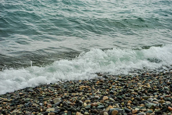 Natuurlijke Zee Achtergrond Met Golven Van Zwarte Zee Adjara Regio — Stockfoto