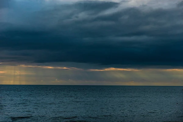 Sunset Black Sea Coastline Adjara Region Georgia — Stock Photo, Image