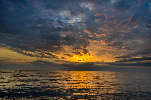 Sunset Black Sea Coastline Adjara Region Georgia — Stock Photo, Image