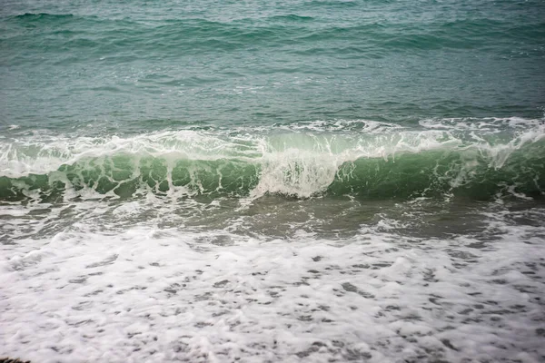 Φυσικό Θαλάσσιο Υπόβαθρο Κύματα Της Μαύρης Θάλασσας Στην Περιοχή Aτζάρα — Φωτογραφία Αρχείου