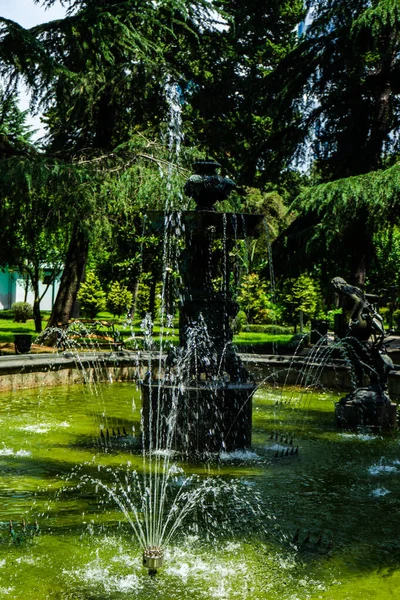 Fontein Het Park Aan Boulevard Batumi Georgia — Stockfoto